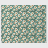 Spring Summer Daisies Floral Cadeaupapier (Vlak)