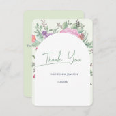 Spring Summer Floral Boho Garden Bedankkaart (Voorkant / Achterkant)