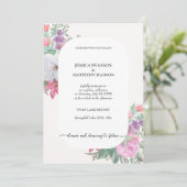 Spring Summer Floral Boho Garden Kaart (Staand voorkant)