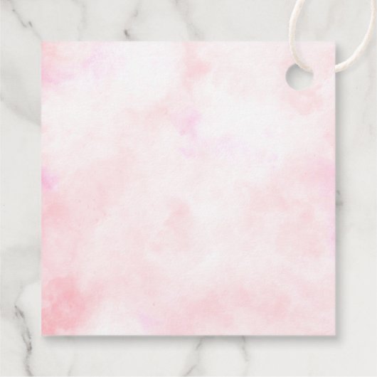 Spring Summer Floral | VRIJGEZELLENFEEST Bedankjes Labels (Achterkant)