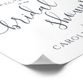 Spring Summer Floral | Welkomstteken Vrijgezellenf Poster (Hoek)