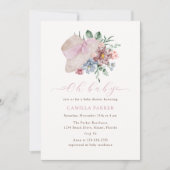 Spring Summer Flower Garden Pet Baby shower Kaart (Voorkant)