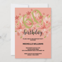 Spring Summer Garden Waterverf Bloemen Kaart