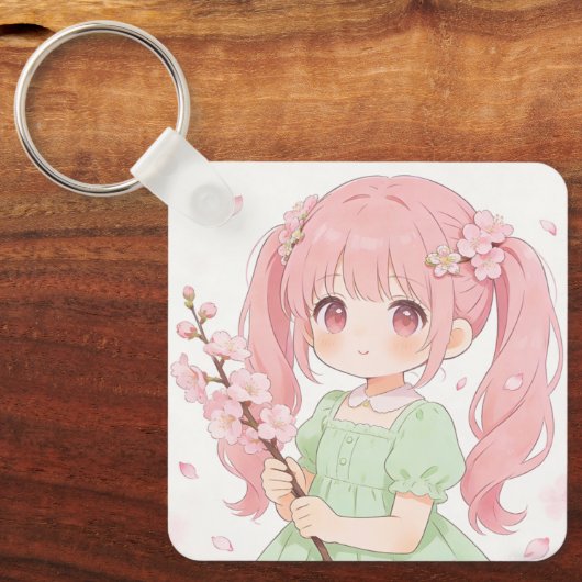 Spring & Summer Girls Keychain (Voorkant)