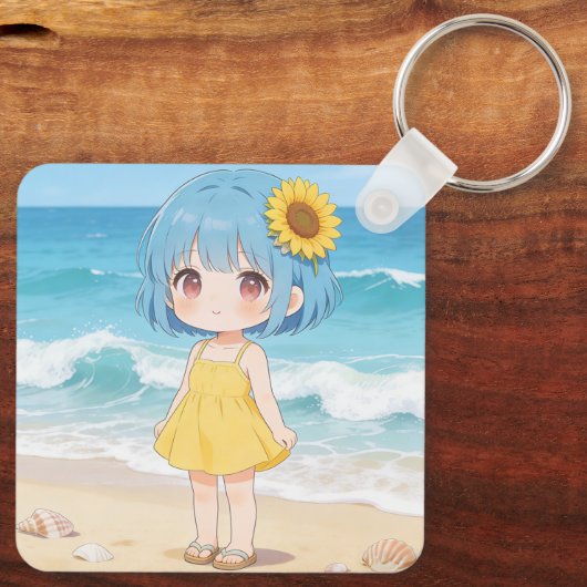 Spring & Summer Girls Keychain (Achterkant)