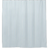 Spring Summer Light Blue Stripe Farmhouse Douchegordijn (Voorkant)