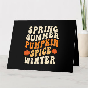 Spring Summer Pumpkin Spice Winter Pumpkin Spice L Kaart
