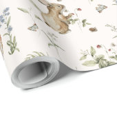 Spring Summer Woodland Animal Baby Nursery Gift Cadeaupapier (Rol Hoek)