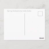 Spring Sunbeams Briefkaart (Achterkant)