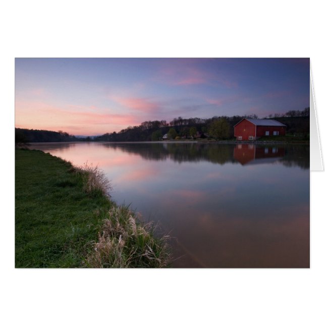 Spring Sunrise bij Lake Shenandoah (Voorkant Horizontaal)