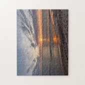 Spring Sunset on Lake Michigan - stuk 252 Legpuzzel (Verticaal)