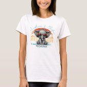 Spring Sunshine en Ele-fun Retro Beach Getaway T-shirt (Voorkant)