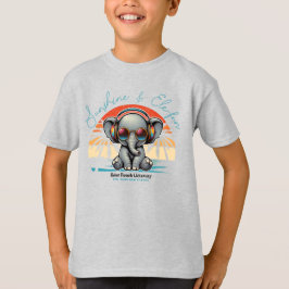 Spring Sunshine en Ele-fun Retro Beach Getaway T-shirt
