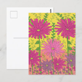 Spring Sunshine Floral Briefkaart