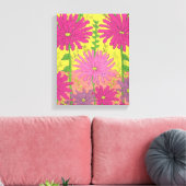 Spring Sunshine Floral Canvas Afdruk (Insitu (Woonkamer))