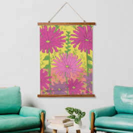 Spring Sunshine Floral Hangend Wandkleed