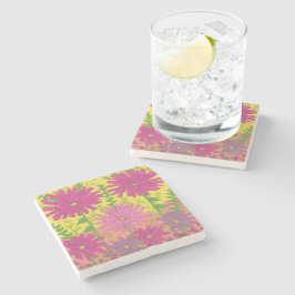 Spring Sunshine Floral Stenen Onderzetter