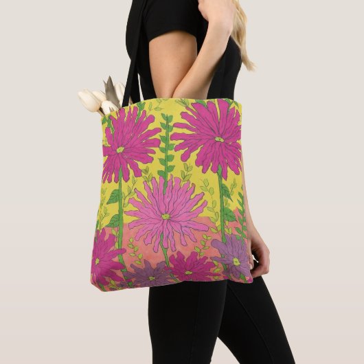 Spring Sunshine Floral Tote Bag (Dichtbij)