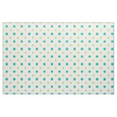 Spring Sunshine Groene en Witte Polka Dots Stof (Fat Quarter)