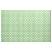 Spring Sunshine Wit op Groene Polka Dots Stof (Yard (91,4 cm))