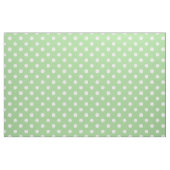 Spring Sunshine Wit op Groene Polka Dots Stof (Fat Quarter)
