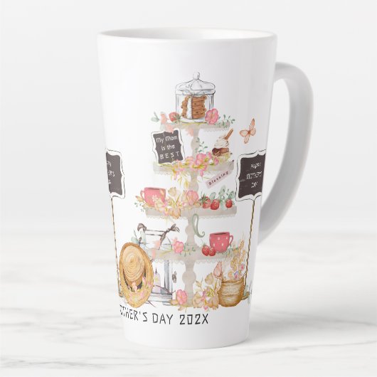 Spring Sweets Tier Moederdag Latte Mok (Rechterhoek)