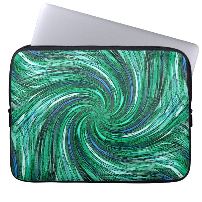 Spring Swirling.... Laptop Sleeve (Voorkant)