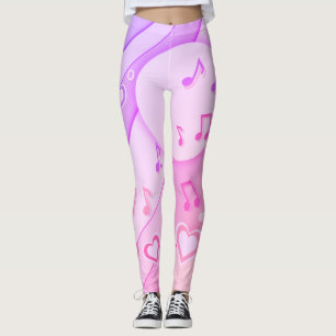 'Spring Symphony' Liefde voor muziek Mooi Gekleurd Leggings
