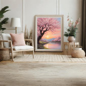 Spring Symphony Trendy Modern Painting Poster