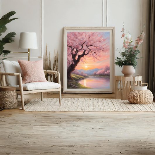 Spring Symphony Trendy Modern Painting Poster