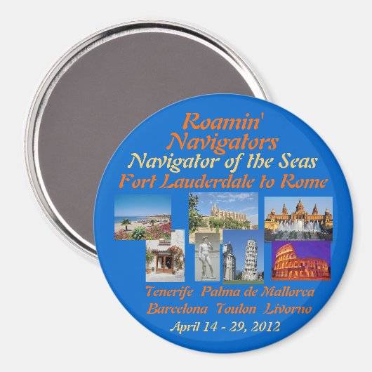 Spring TA Navigator OTS 2012 Magneet (Voorkant / Achterkant)