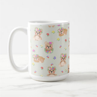 Spring teddy bear koffiemok