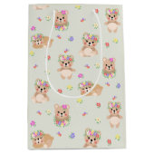 Spring teddy bear medium cadeauzakje (Voorkant)