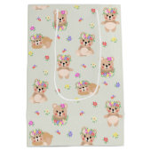 Spring teddy bear medium cadeauzakje (Achterkant)