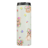 Spring teddy bear thermosbeker (Achterkant)