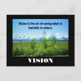 Spring Tetons VISION-briefkaart Briefkaart
