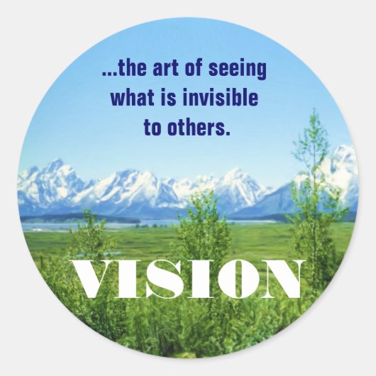 Spring Tetons VISION sticker (Voorkant)