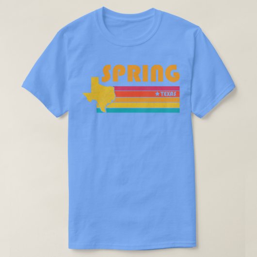 Spring Texas  Distress Souvenir T-shirt (Design voorkant)