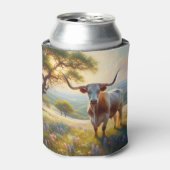 Spring Texas longhorn koe Blikjeskoeler (Blikje Voorkant)