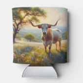 Spring Texas longhorn koe Blikjeskoeler (Achterkant)