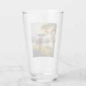 Spring Texas longhorn koe Glas (Achterkant)