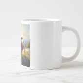 Spring Texas longhorn koe Grote Koffiekop (Rechts)