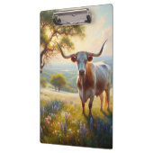 Spring Texas longhorn koe Klembord (Links)