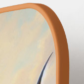 Spring Texas longhorn koe Pickleball Paddle (Links Detail)