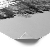 Spring Thaw Black en White Poster (Hoek)