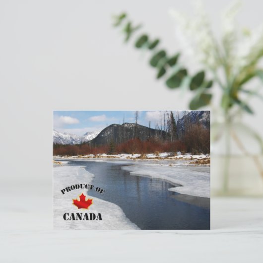 Spring Thaw in Banff Briefkaart (Staand voorkant)