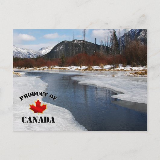 Spring Thaw in Banff Briefkaart (Voorkant)