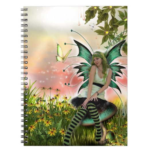 Spring Time Faery Notitieboek (Voorkant)