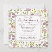 Spring Time Floral Bridal Shower Kaart (Voorkant)