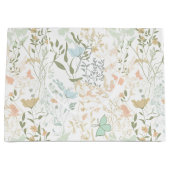 Spring Time Floral Pattern 01 - Large Gift Bag Groot Cadeauzakje (Voorkant)